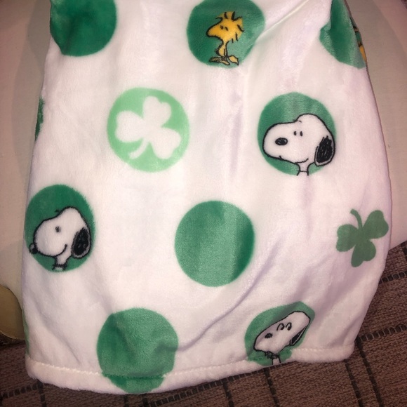 Peanuts Bedding Nwt Peanuts Berkshire Snoopy Shamrock St Patricks